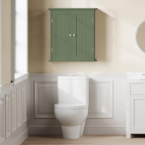 Bathroom Wall Cabinet with 2 Doors