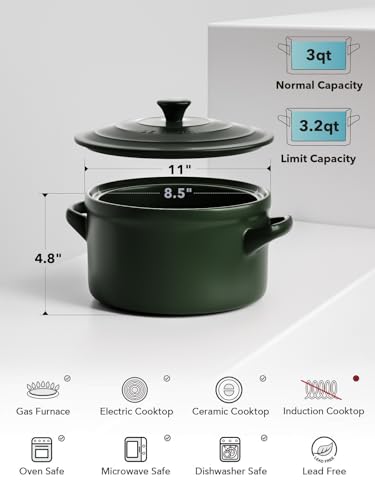 3 Quart Ceramic Dutch Oven
