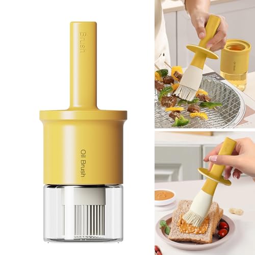 Oil Dispenser with Brush for Kitchen