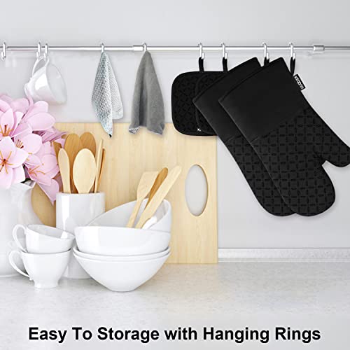 Oven Mitts and Pot Holders 6pcs Set