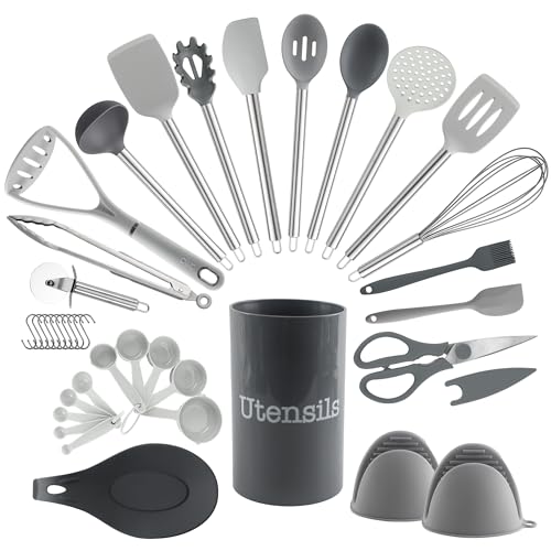 Silicone Cooking Utensils (38 Count)