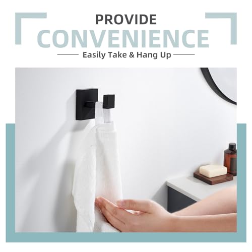 Towel Hook Matte Black