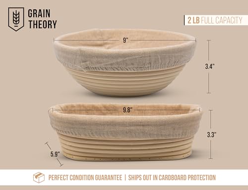 Banneton Bread Proofing Baskets (2 Count)