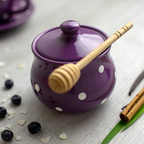 Ceramic Sugar Bowl with Lid