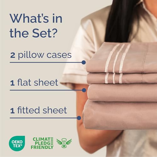 Queen Size 4 Piece Sheet Set