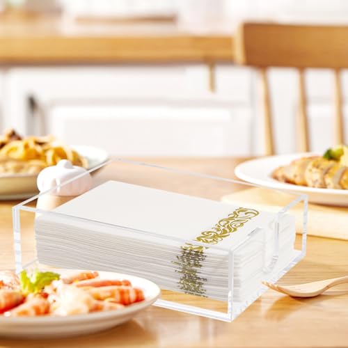 2 Pack 0.12 Thickness Clear Napkin Holder
