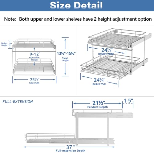 Individual Pull Out Cabinet Organizer