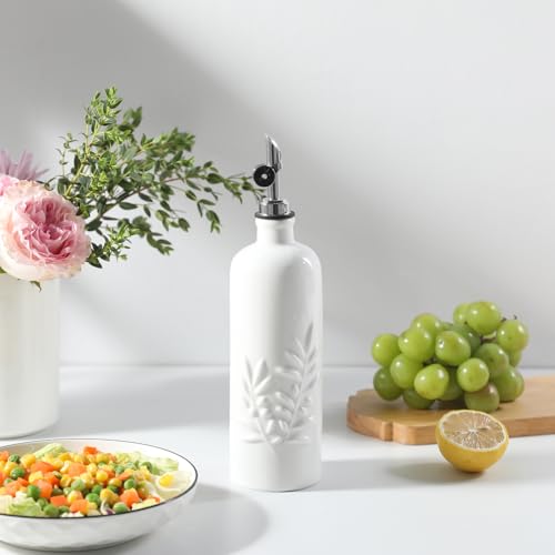 Sweejar 18 Oz Oil Dispenser for Kitchen with Gravity Spout