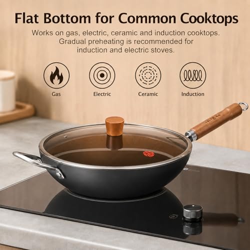 Carbon Steel Wok with Lid