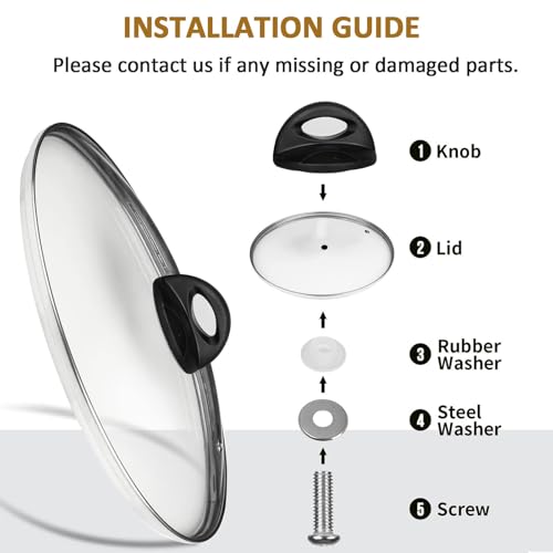 Glass Lids for Pot and Pan