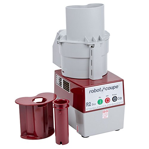 R2 Dice Continuous Feed Combination Food Processor Dicer with 3