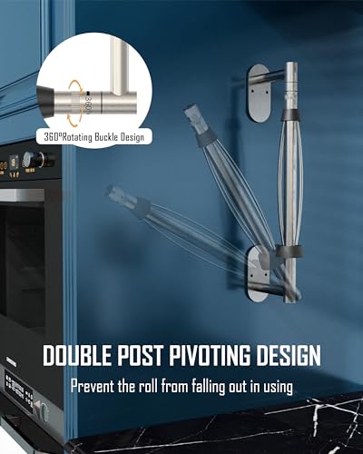 Paper Towel Holder Under Cabinet One Hand Operable