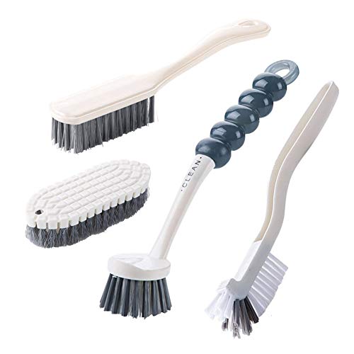 Dish Brush Set 4 Pack with Handle (4 Count)