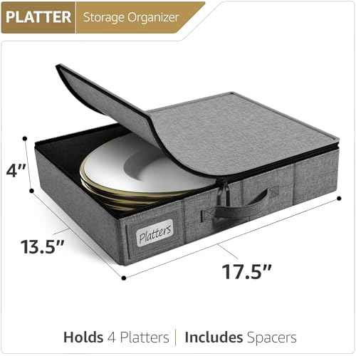 Platter Storage Case for Dinnerware