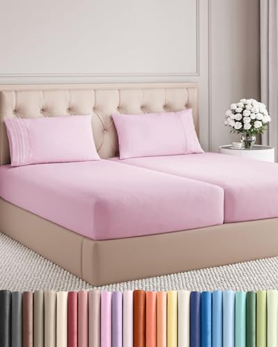 Split King Size 5 Piece Sheet Set