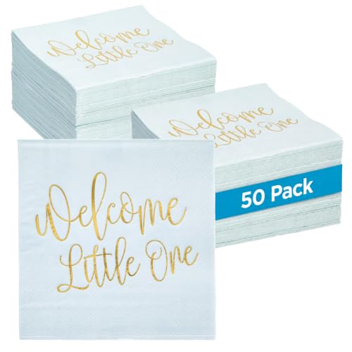 Pastel Blue Party Napkins (50 Count)