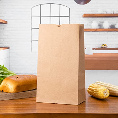 Bag Tek 12 LB Disposable Lunch Bags 100 Sturdy Take (100 Count)