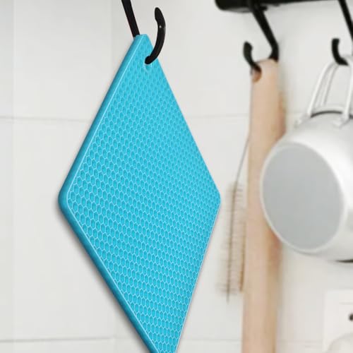Silicone Square Trivets Mat (6 Count)