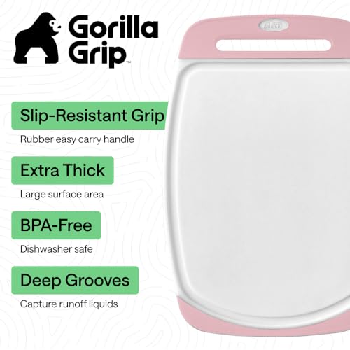 BPA Free Reversible Kitchen Cutting Board (3 Count)