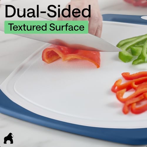 BPA Free Reversible Kitchen Cutting Board (3 Count)