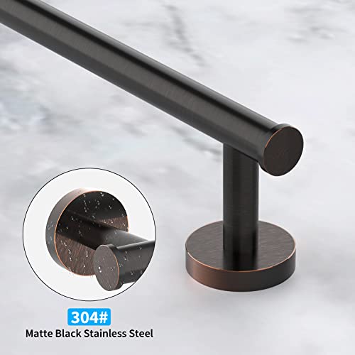 2 Pieces Oil Rubbed Bronze Towel Bar Set