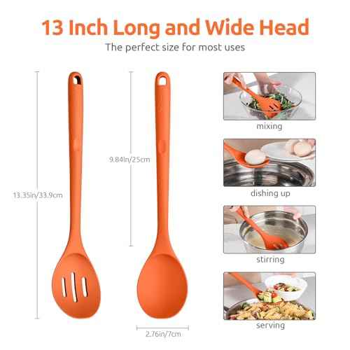 Silicone Spoons Set of 2