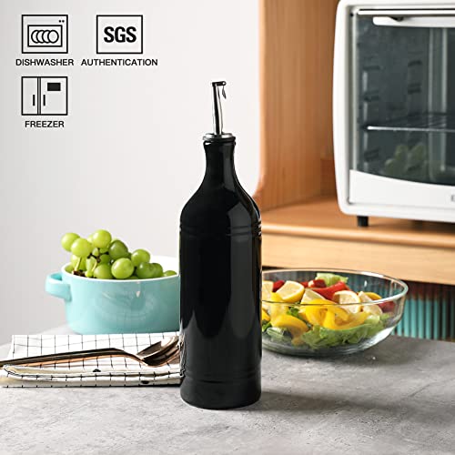 Sweejar Large Ceramic Olive Oil Dispenser Bottle