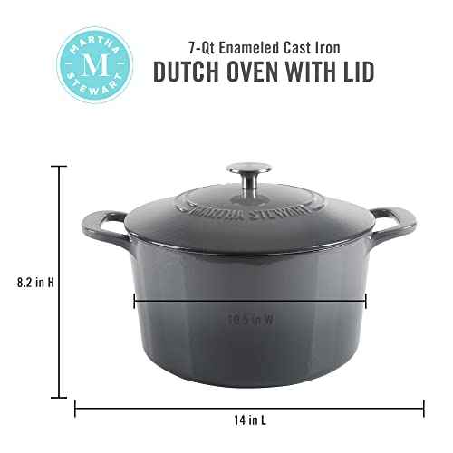 Gatwick 7 Quart Enamel Cast Iron Dutch Oven