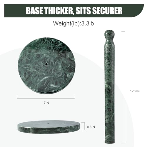 Italian Natural Marble Paper Towel Holder Countertop