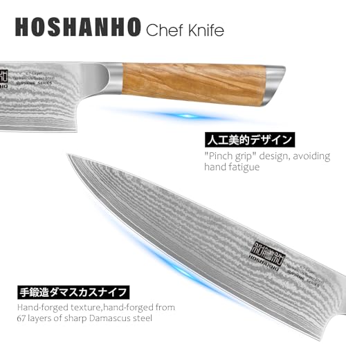 Damascus Chef Knife 8"