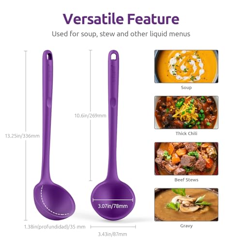 13 inch Silicone Soup Ladle