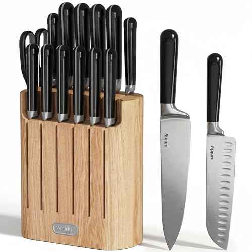 14 Piece Kitchen Knife Set with Block (14 Count)