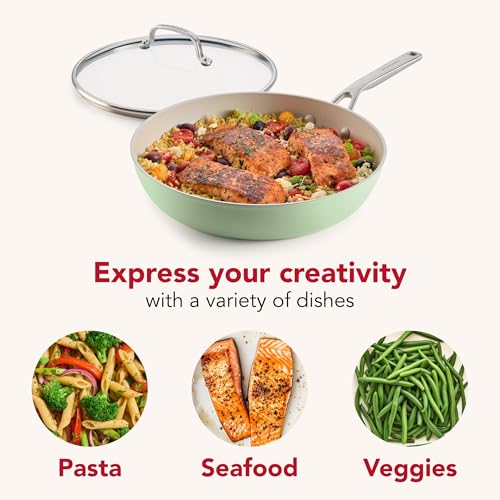 Hard Anodized Ceramic Induction Nonstick Cookware Frying Pan
