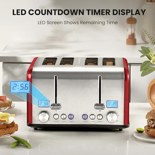 Countdown Stainless Steel 4 Slice Toaster with Bagel