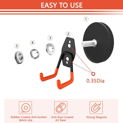 Heavy Duty Magnetic Garage Hook