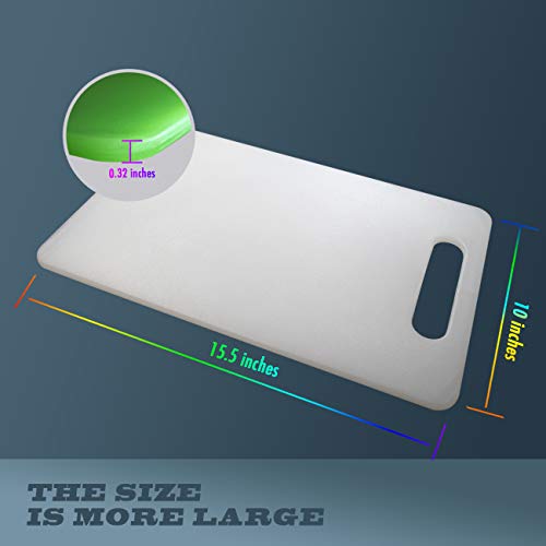 Plastic Utility Cutting Board with Handles