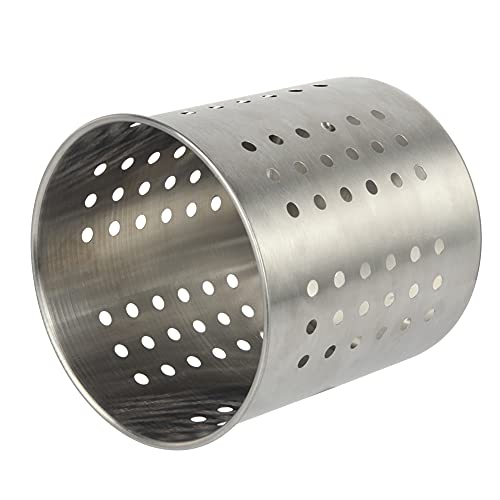Stainless Steel Utensil Holder Kitchen Holder Restaurant Cooking Utensil Holder for Forks Spatula