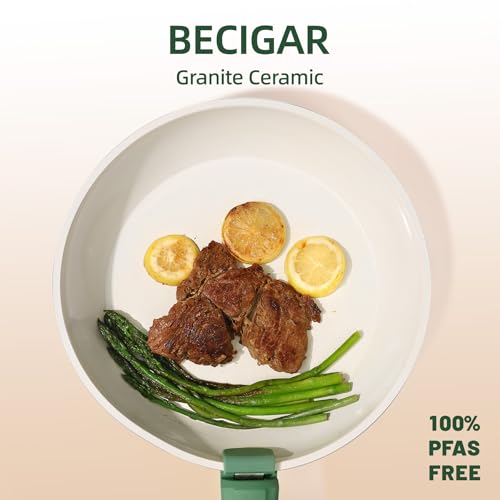 23pcs Ceramic Pots and Pans Set
