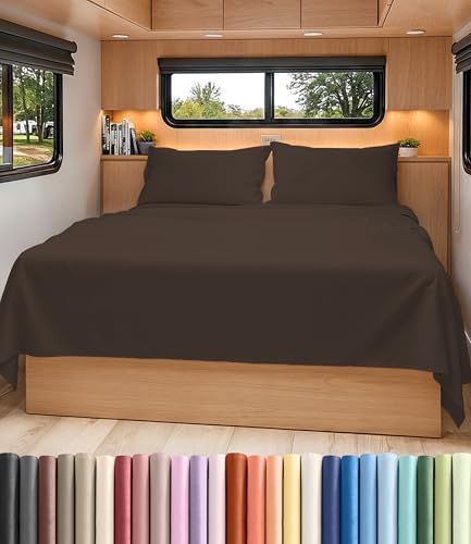 Short Queen Size 4 Piece Bed Sheet Set