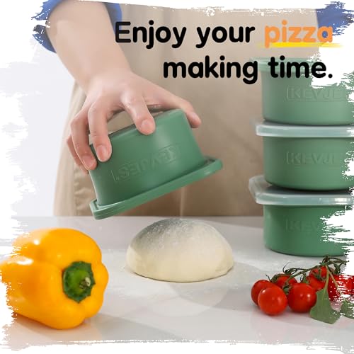 500ml Individual Dough Storage Vessels with Airtight Lid (2 Count)