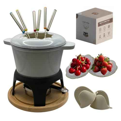 Cast Iron Fondue Set 15