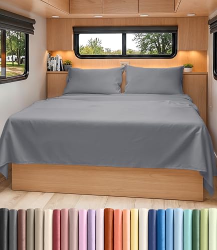 Short Queen Size 4 Piece Bed Sheet Set (4 Piece Set)