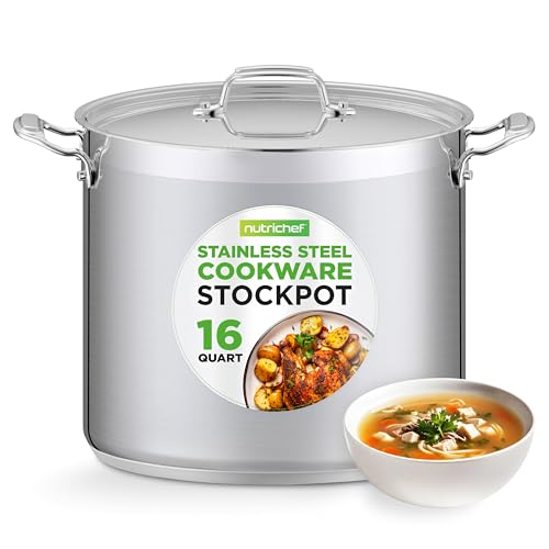 16 Quart Stainless Steel Stockpot