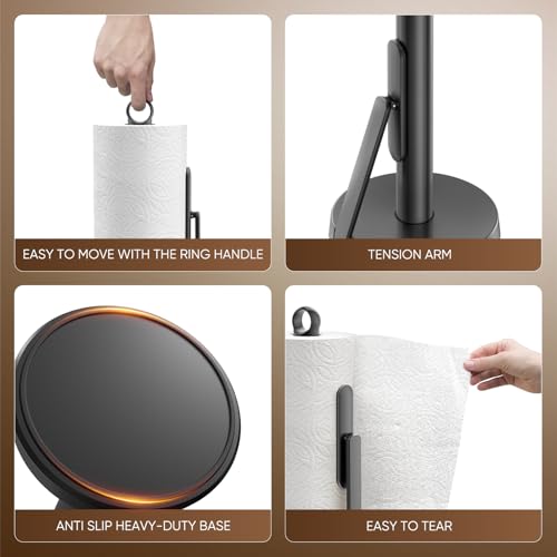 Heavy Duty Paper Towel Holder with Tension Arm