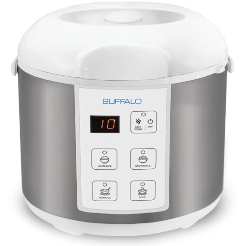 Rice Cooker Stainless Steel Inner Pot Rice Maker Large (10 Count)