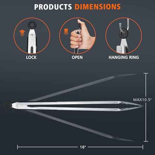 Stainless Steel Kitchen Tongs