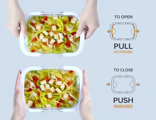 Duo Loc Tritan Meal Prep Containers Microwave Safe BPA FREE (3 Count)