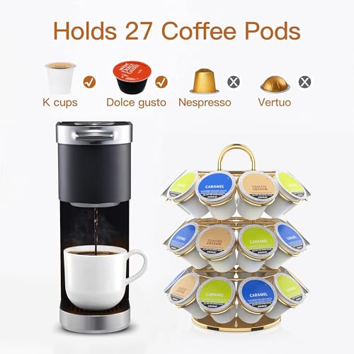 Rotating Coffee Pod Holder for Keurig Pods