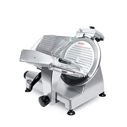 KWS Commercial 420W Electric Meat Slicer 12" Frozen Meat Deli Slicer Restaurant and Home Use [ETL