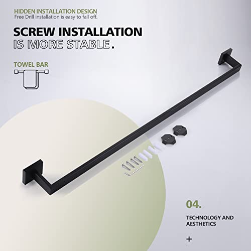 36 Inch Single Towel Bar